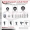 Service Caster 4 Inch Semi Steel Swivel 58 Inch Threaded Stem Caster Set 2 Total Lock Brakes SCC-TSTTL20S414-SSS-58212-2-S-2 - alternate 5